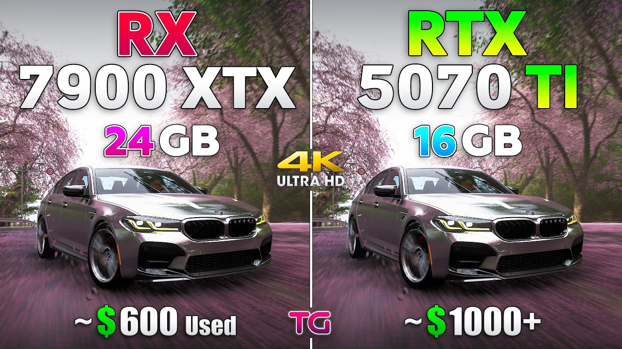RTX 5070 Ti vs RX 7900 XTX - Comparison with New Drivers | 4K