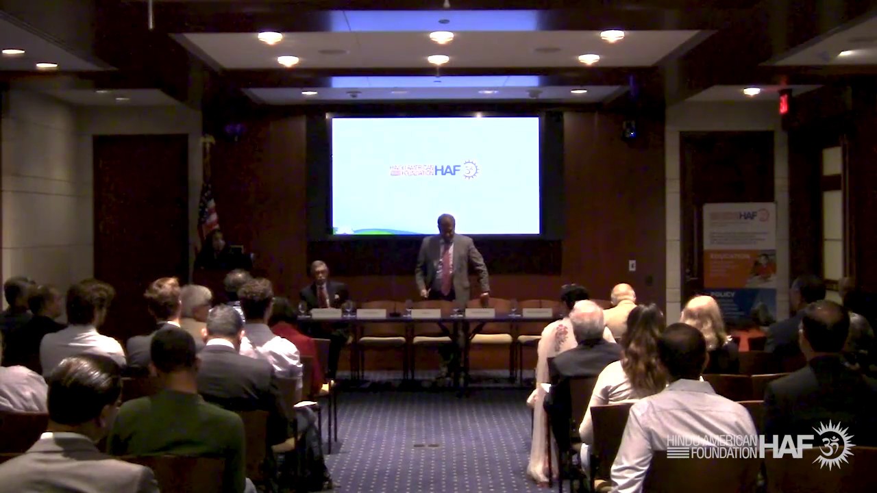 HAF 'India: Democracy in Diversity' Briefing: Brigadier Behram M. Panthaki