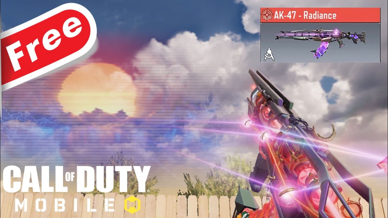 I used *MYTHIC* AK-47 Radiance for free in Call of Duty Mobile 🤑🤑
