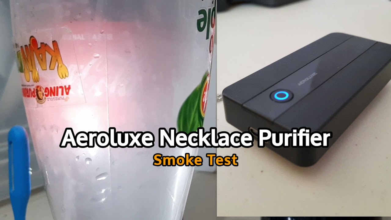 Smoke Test Aeroluxe Aeropure Necklace Purifier (Smoke Test No. 1 Big Container)