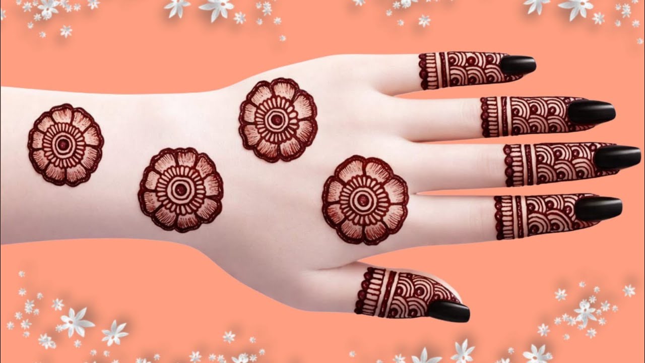 Very Beautiful Easy Trick Henna Design | Mehndi Designs For Hands | Flower Wali Mehandi | Henna