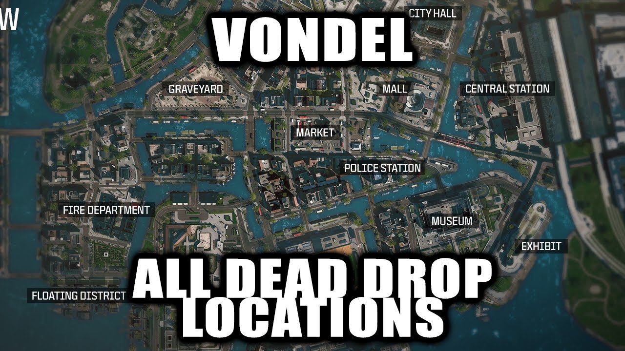 DMZ Vondel All Dead Drop Locations!