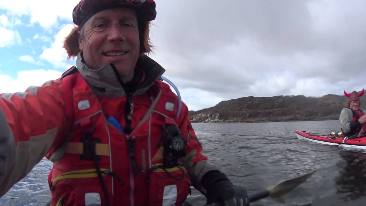 Sea Kayaking on the west coast of Scotland, Oban and Arisaig area, April 2016