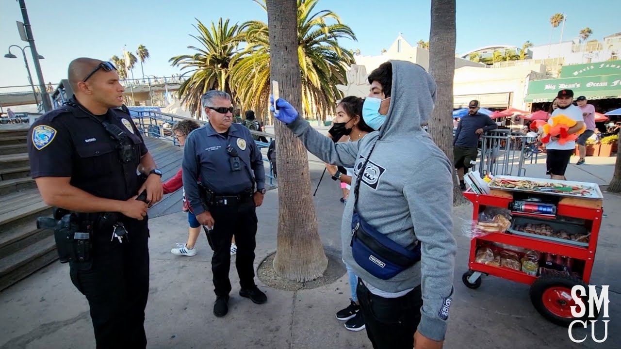 Police Remove Vendors from Santa Monica Pier, 09.18.2021