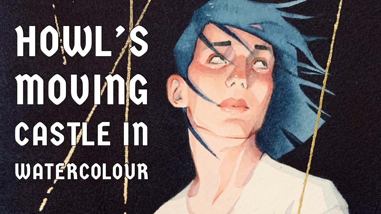 Painting Howls Moving Castle + ROMAN SZMAL Watercolour Review