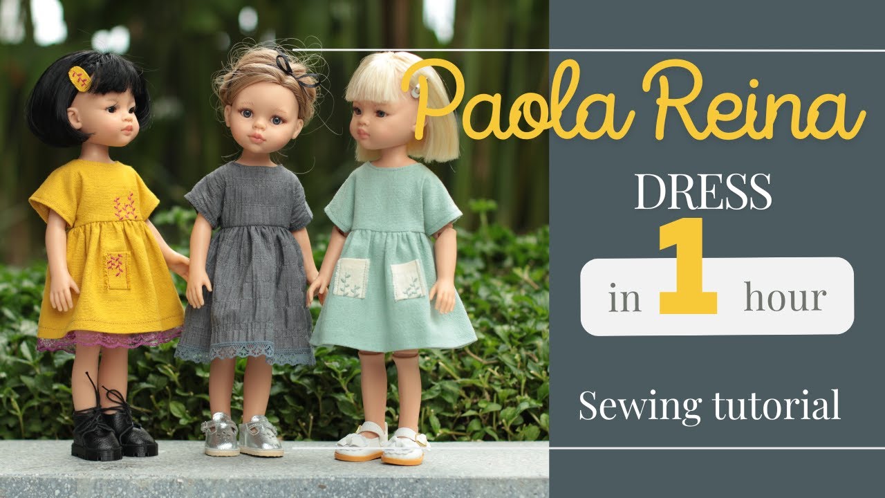 Sewing tutorial for Paola Reina. Easy dress.