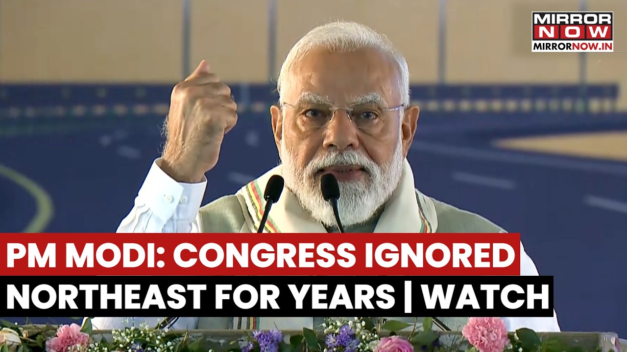 PM Narendra Modi Slams Congress In Silchar, Says Party Misled Assam’s Youth For Years