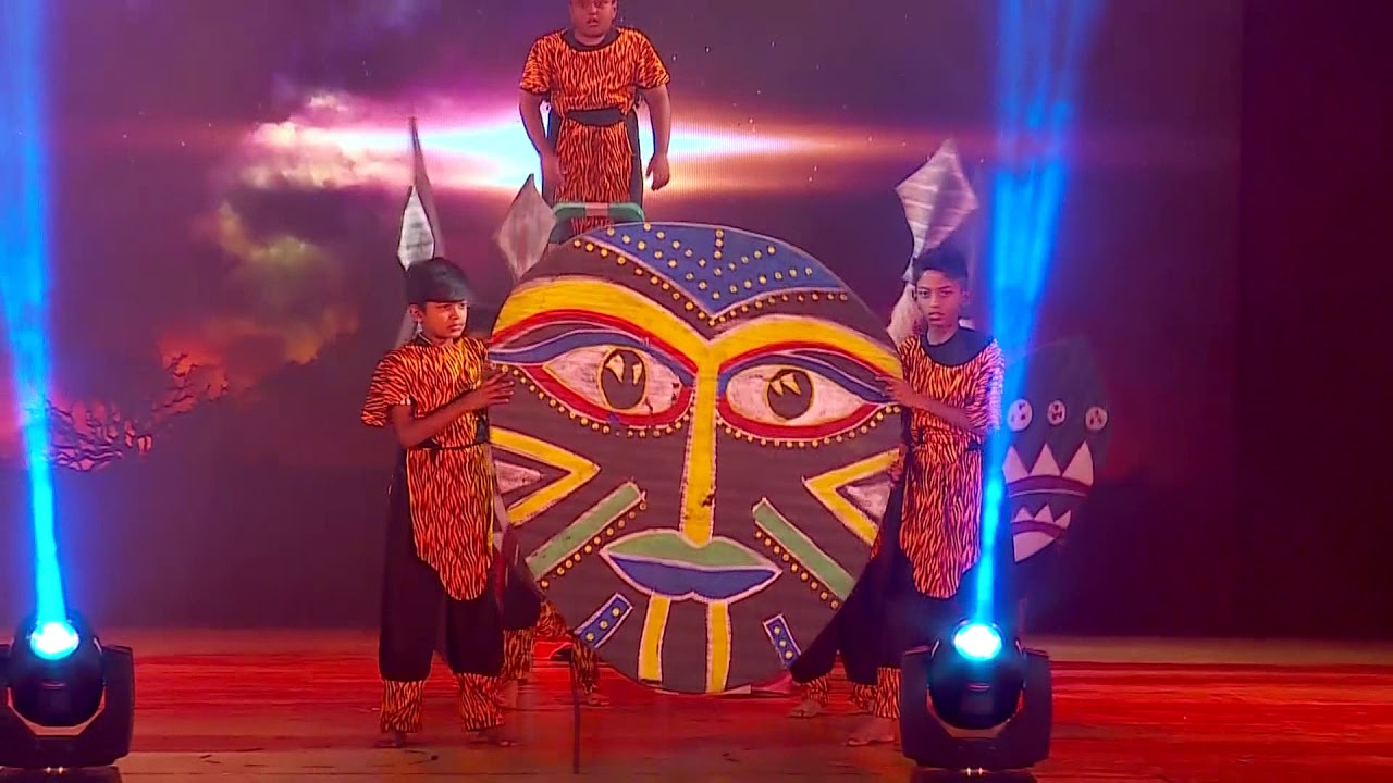 African Tribal Dance Performance by Kids I Choreography: Danscofit