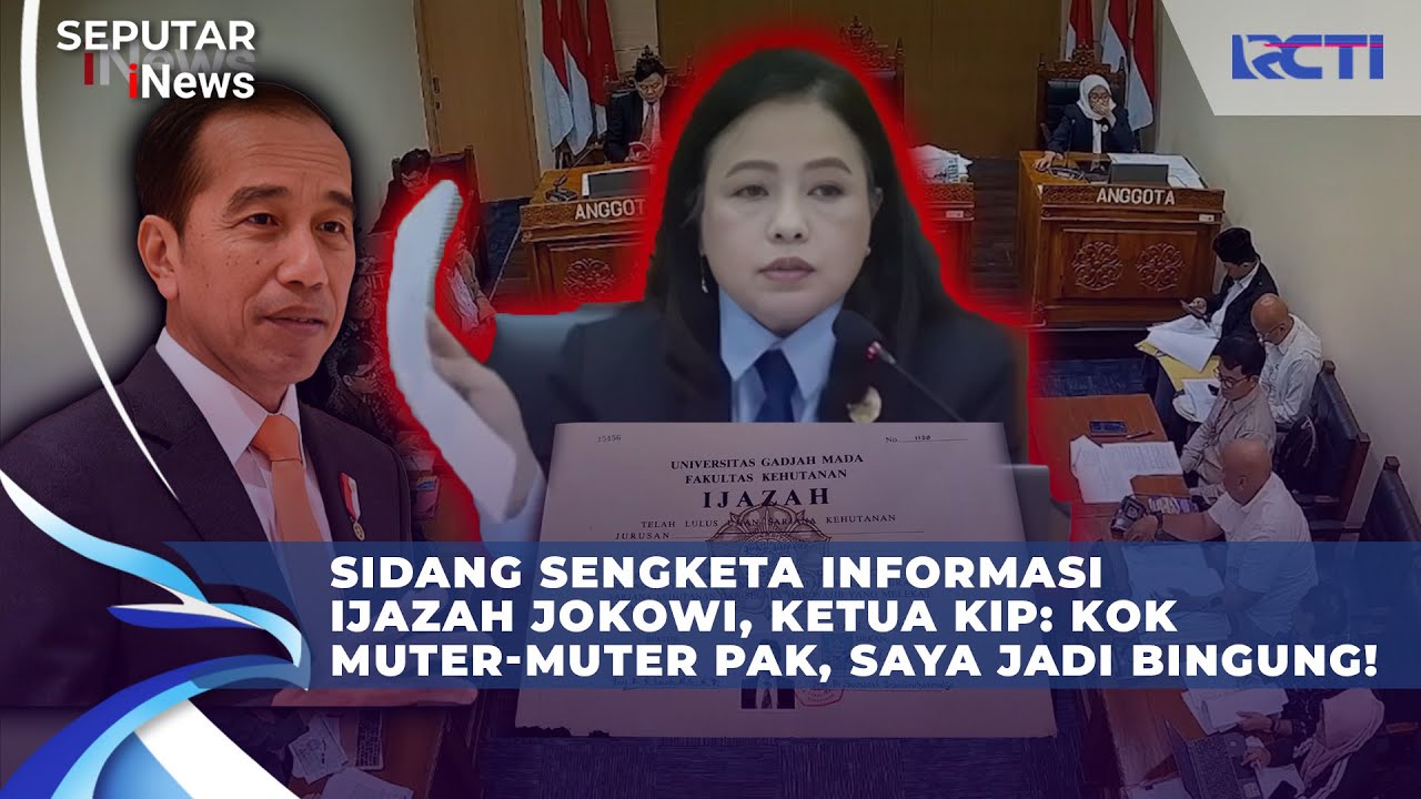 Panas! Ketua KIP Cecar KPU soal Sengketa Informasi IJazah Jokowi yang Disembunyikan | iNews Terkini