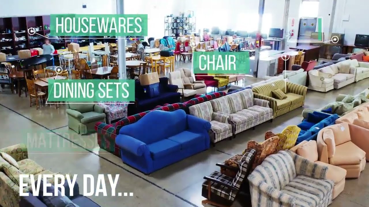 Every day at Furniture Bank