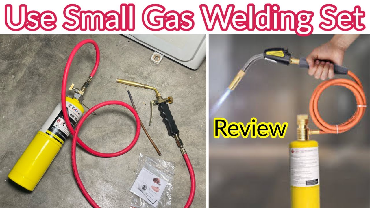 Best small welding set cylinder and torch for RAC Technicians Full Review & Use | Mapp welding torch