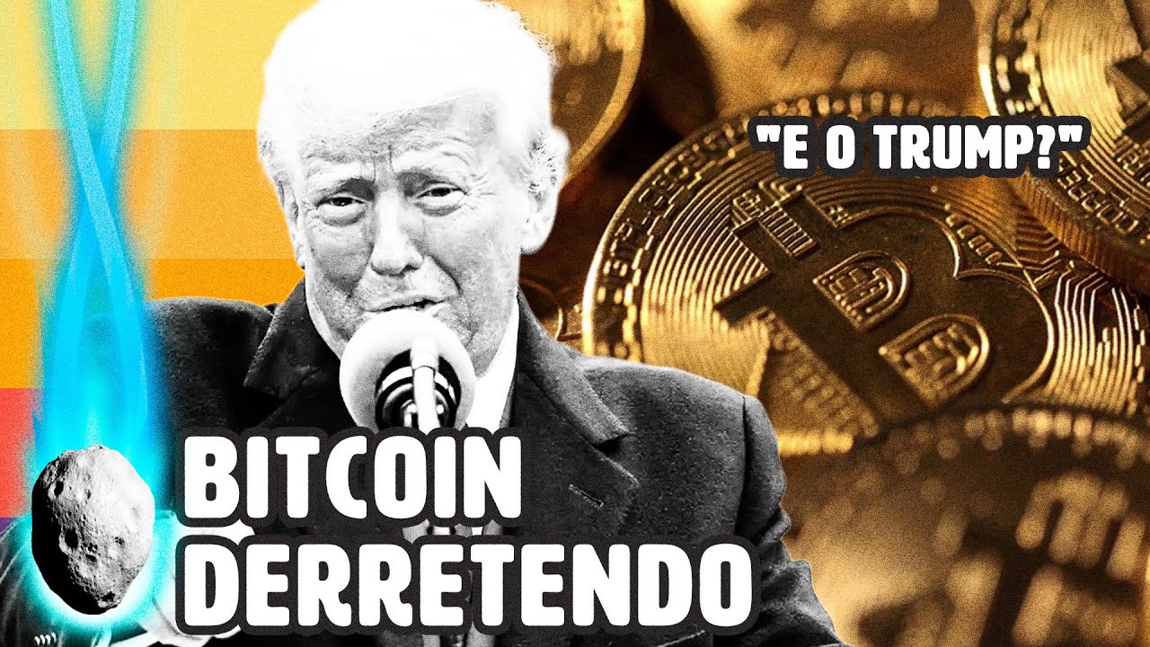APÓS HYPE NO COMEÇO DO MANDATO, BITCOIN DERRETE SOB TRUMP | PLANTÃO