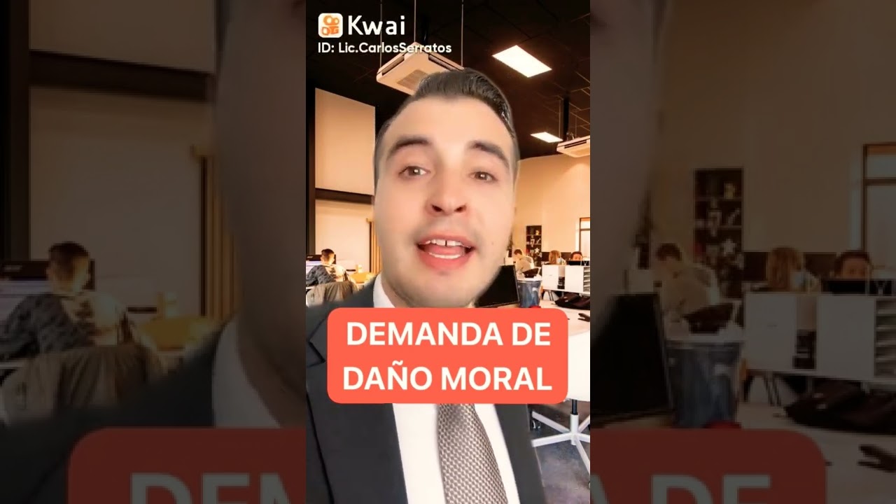 demanda de da&ntilde;o moral