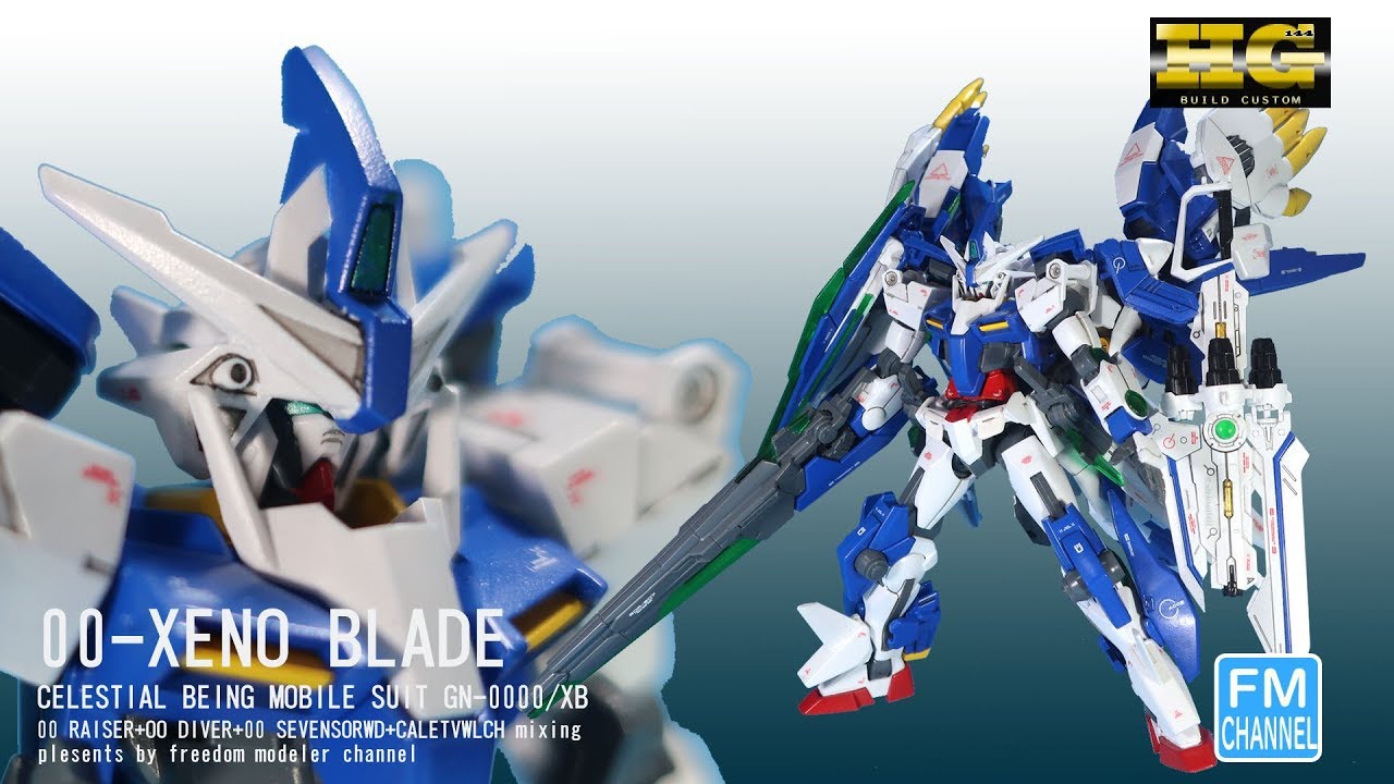 フリーダム過ぎるプラモ改造00ガンダムを限界突破させてみた