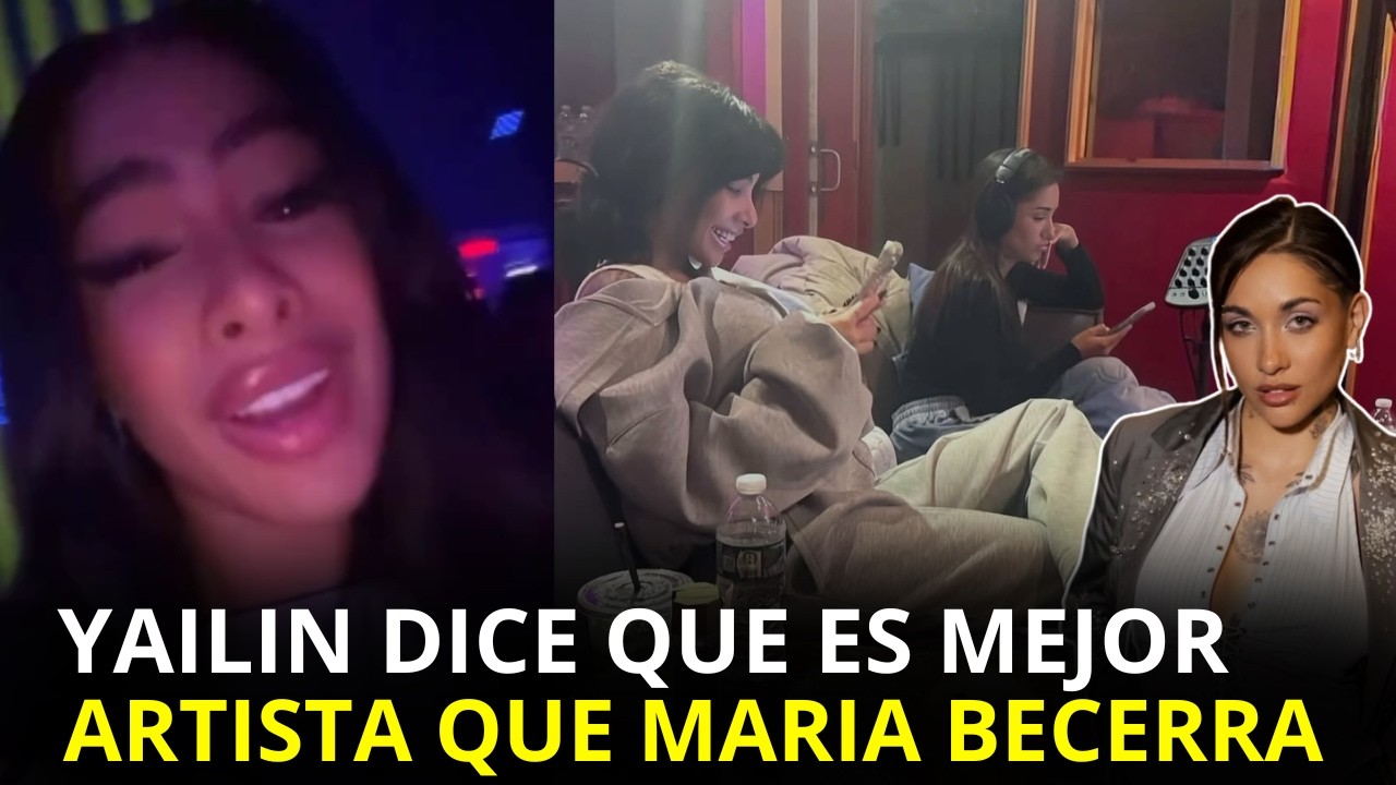 YAILIN LA MAS VIRAL EN EL ESTUDIO CON MARIA BECERRA