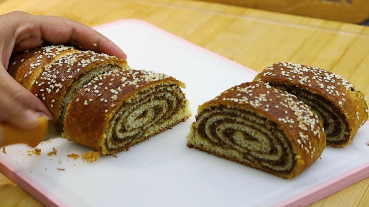 نان شیرین صبحانه😋پرفروش درنانوایی ها😋عصای دست تمام مادران👌اینقدرمحبوبه در طرح های متنوع درست میکنن✅💯