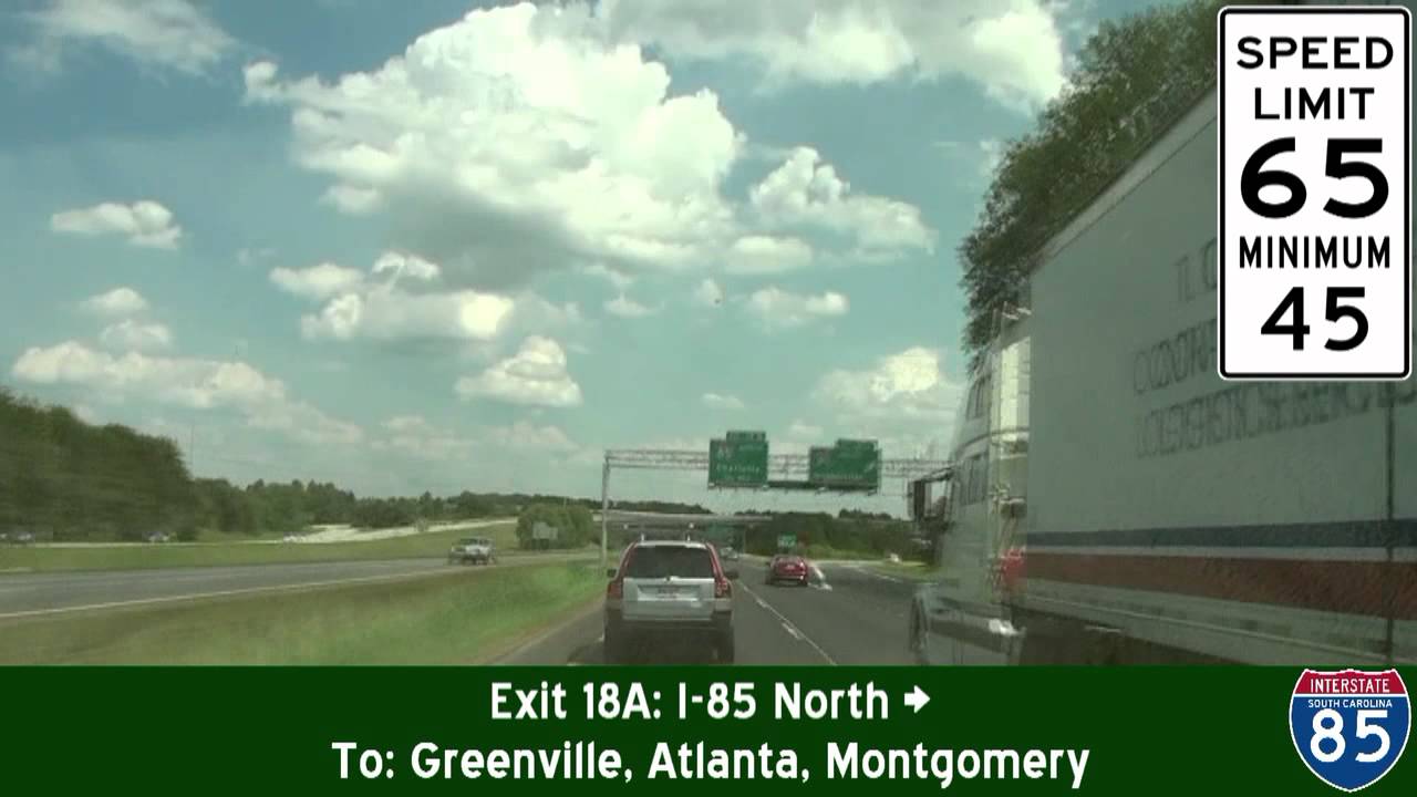 I-26 East: Spartanburg, SC