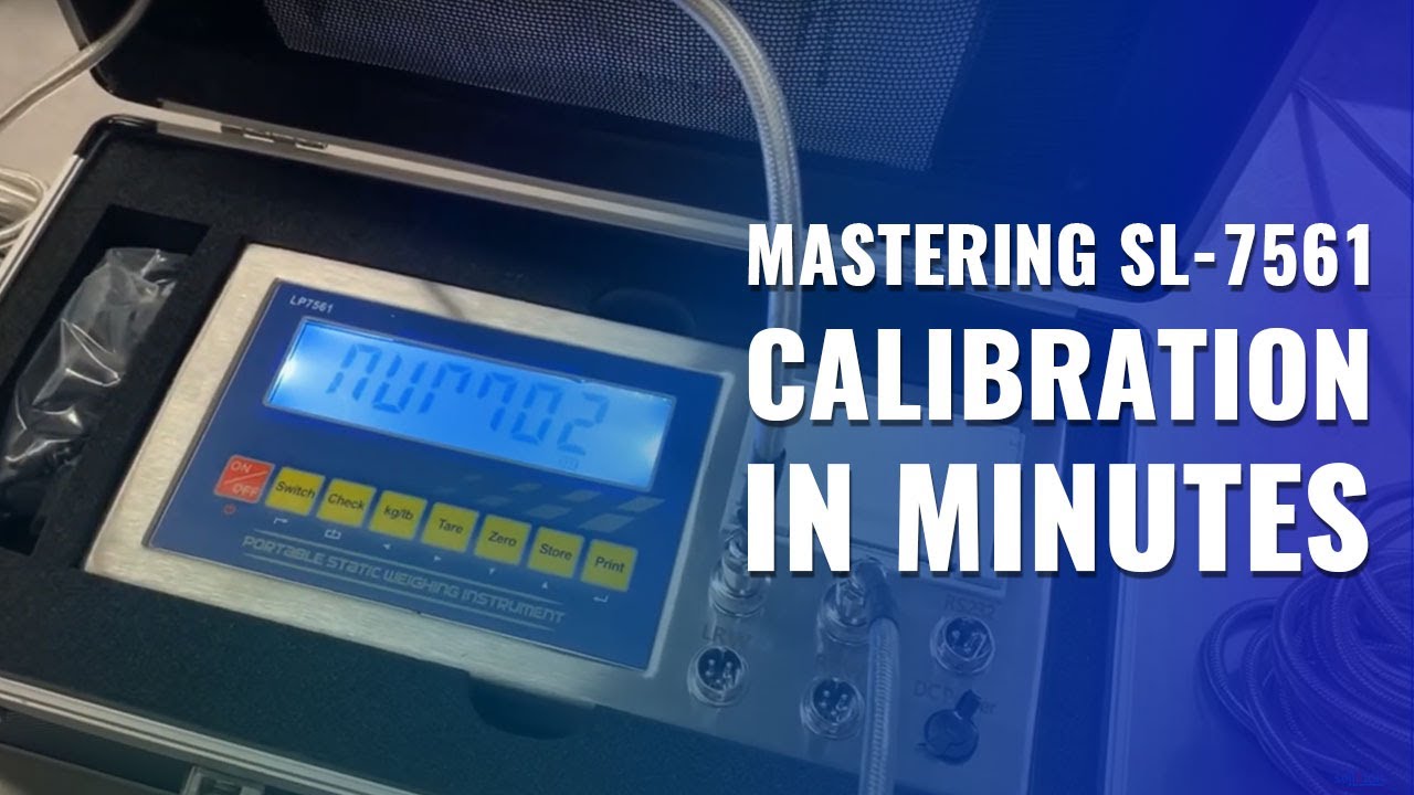 SL-7561, LP7561 Calibration video presented by selleton scales