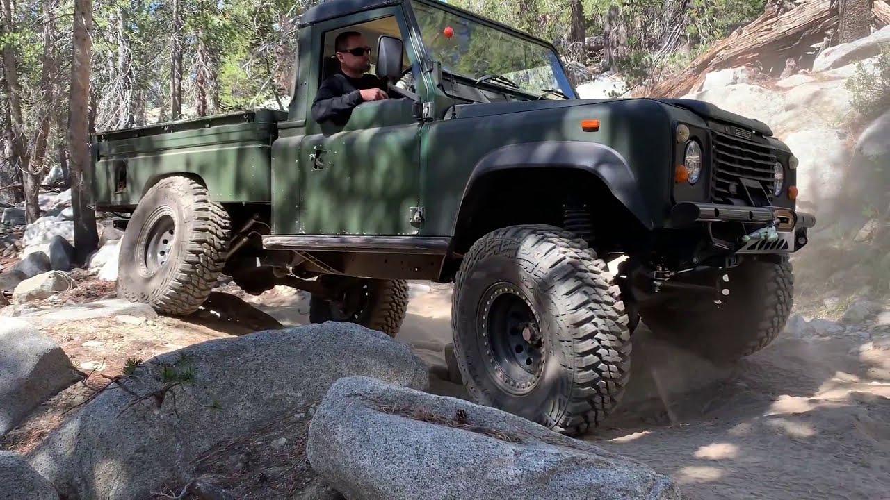 Defender 110 Dusy-Ershim OHV Trail - Nor Cal Rovers