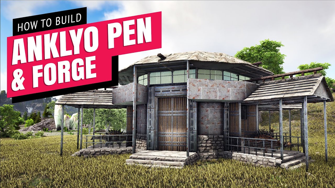 How To Build An Ankylo Pen With Industrial Forge - ARK Survival Evolved