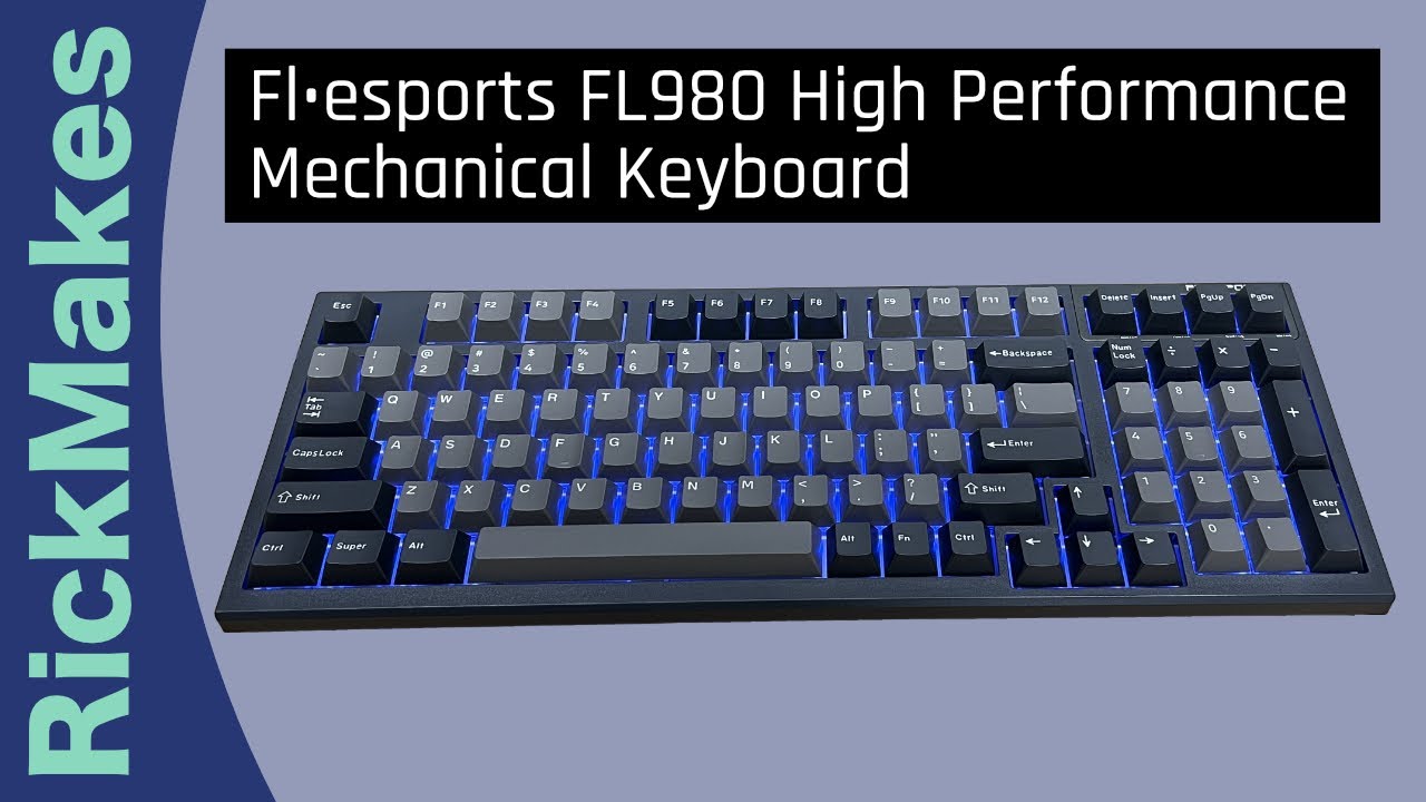 Fl&bull;esports FL980 High Performance Mechanical Keyboard