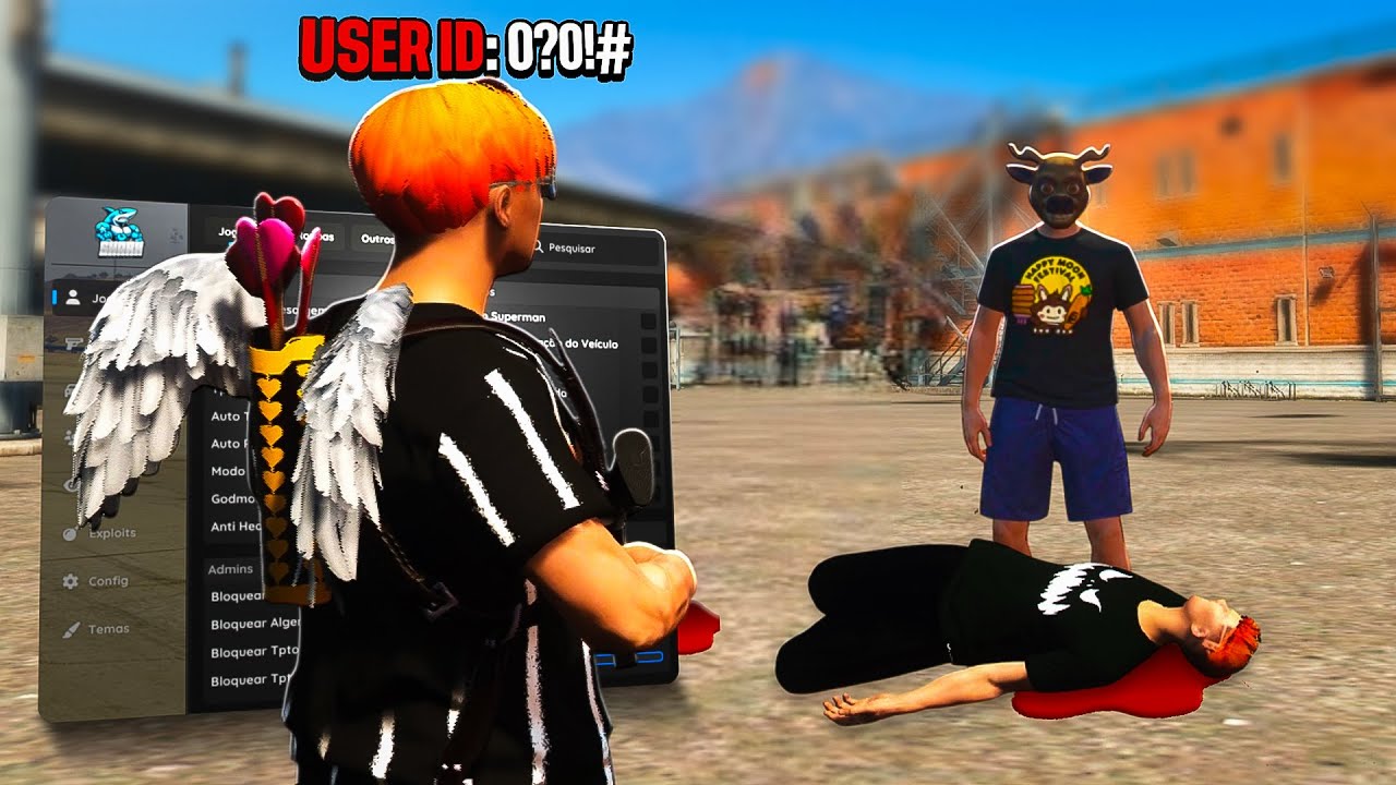 ENTRAMOS COM ID BUGADO COM SHARK MENU NA CIDADE MAIS FAMOSA DO GTA RP!