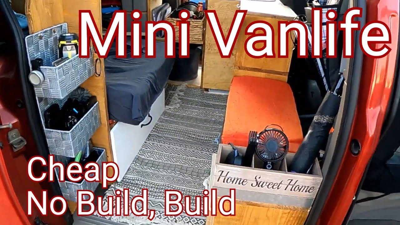 Mini Vanlife 2002 Dodge Caravan Budget Conversion Tour своими руками: простая и недорогая сборка