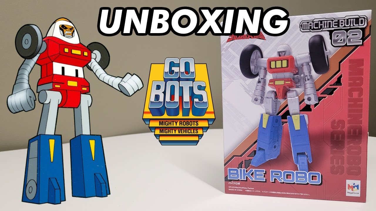 Unboxing and Reaction: Machine Build 02 Bike Robo aka Gobots Cy-kill