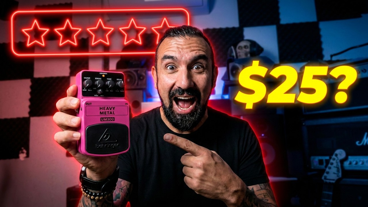 BEHRINGUER HEAVY METAL UM300- El pedal METAL  mas BARATO?