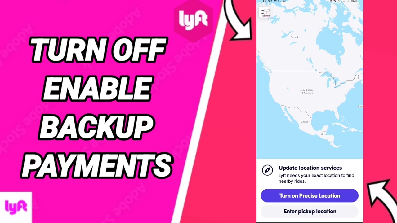 How To Turn Off Backup Payments On Lyft (Original) App