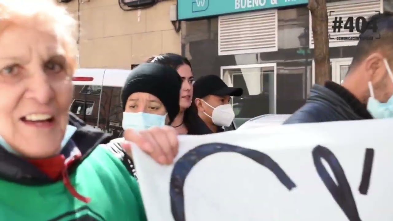 18 familias madrileñas se movilizan contra la amenaza de desahucio por la Sareb