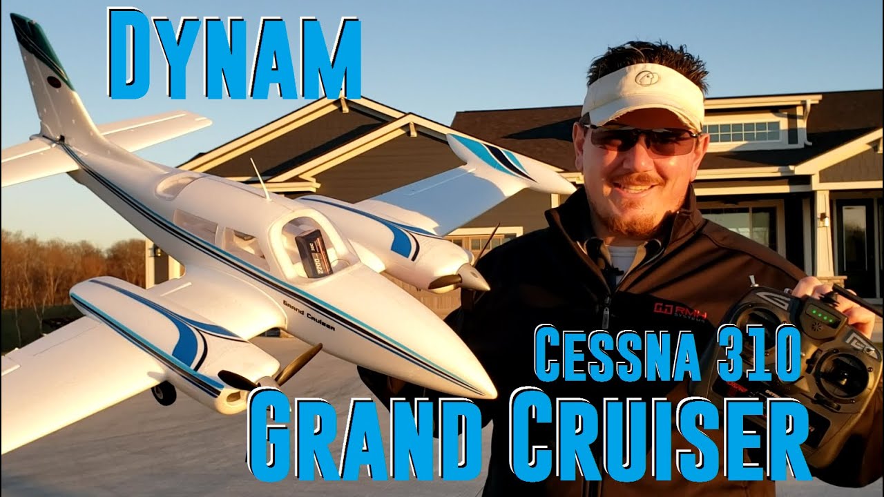 Dynam - Grand Cruiser AKA Cessna 310 - Unbox, Build, Radio Setup, & Maidens + Repairs???