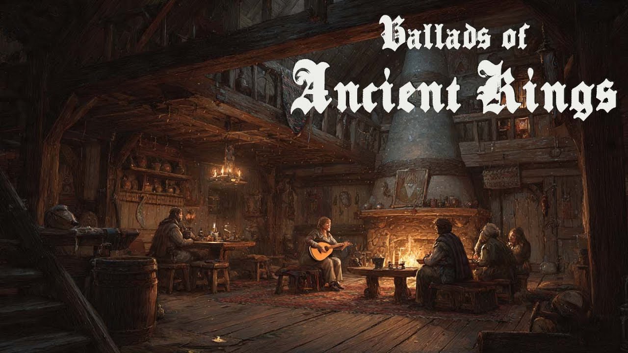 Celtic Fantasy Music - Tranquil Enchanted Elven Forest Soundscape at Night / Focus for Work