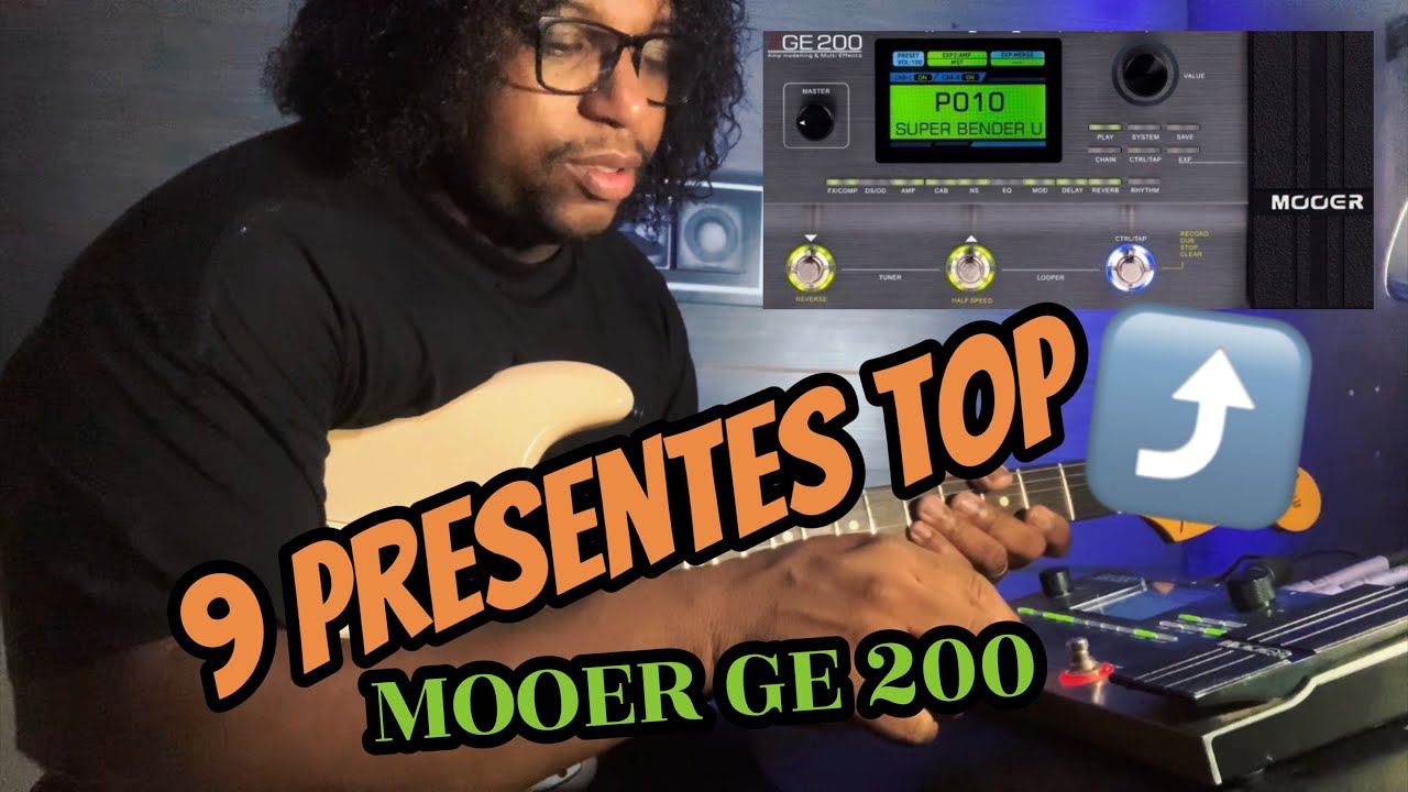 🔴 MOOER GE 200  -  os timbres que você precisa para seu play . 🛑 𝗟𝗶𝗻𝗸 𝗻𝗮 𝗱𝗲𝘀𝗰𝗿𝗶𝗰̧𝗮̃𝗼⚠️