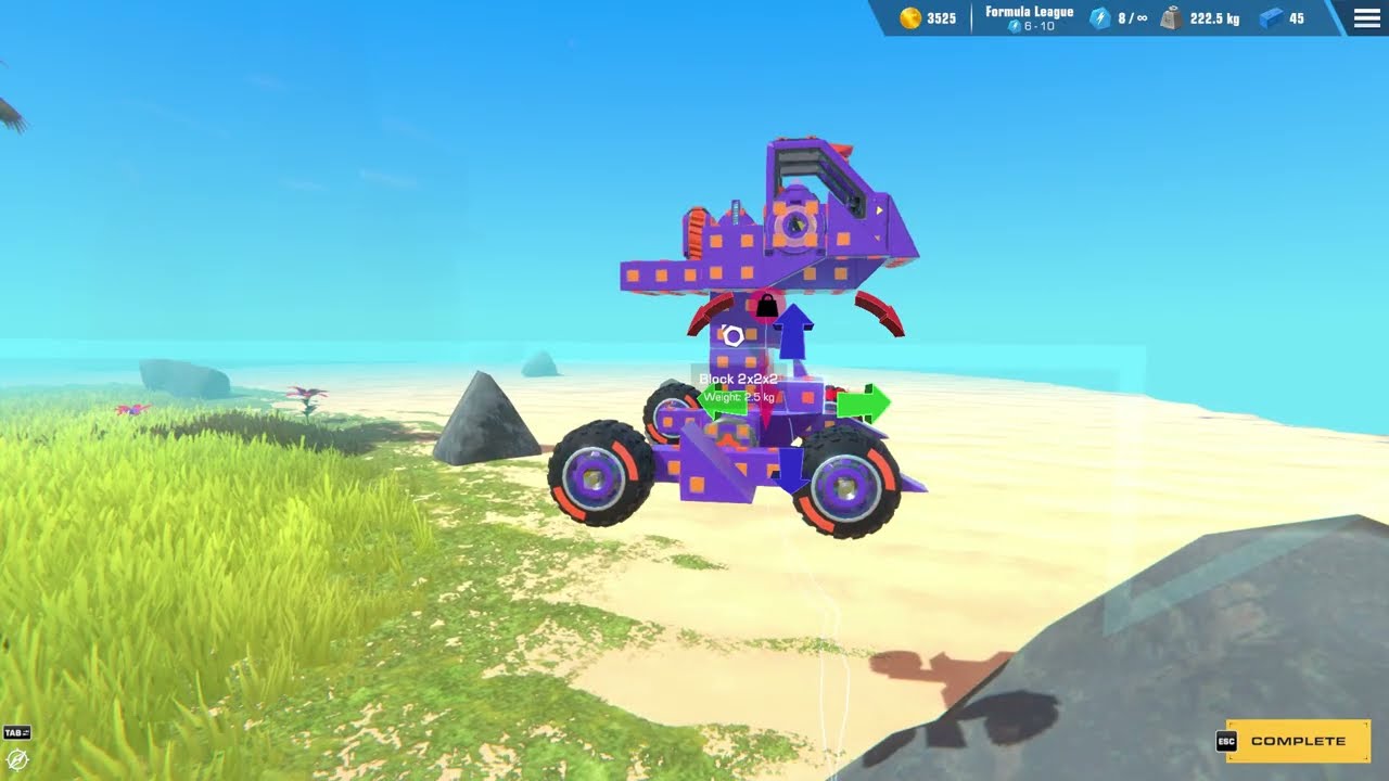 suspension and then turret