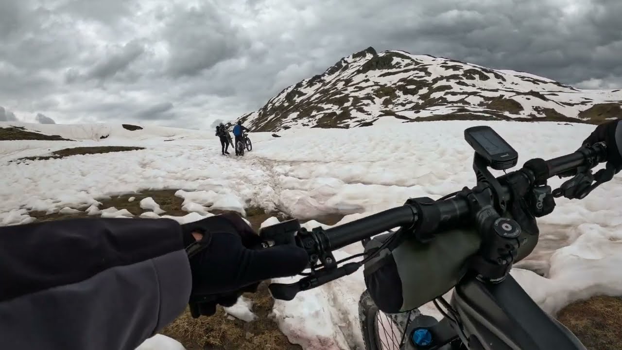 EMTB-Transalp Juni 2024 Tag 1 St. Anton - Heidelberger Hütte 2264m via Verwall und Heilbronner Hütte
