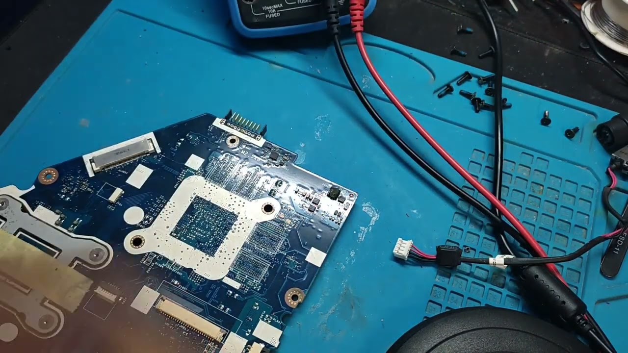 How to fix Laptop motherboard shorted 19v power rail