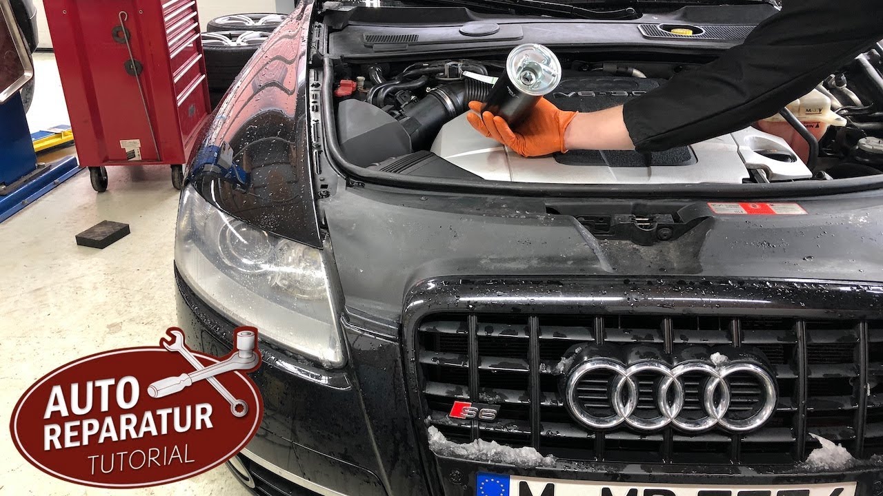Audi 3.0 TDI Kraftstofffilter wechseln und entlüften | Dieselfilter erneuern | DIY Tutorial