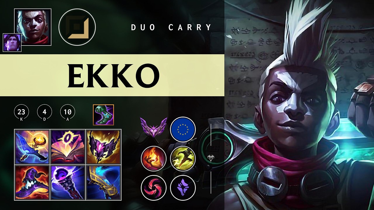 Ekko Carry vs Aurelion Sol - EUW Master Patch 26.05