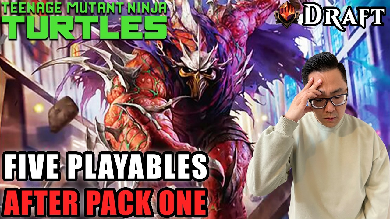 Disaster Strikes! Five Playables After Pack One | Teenage Mutant Ninja Turtles Draft | MTG Arena