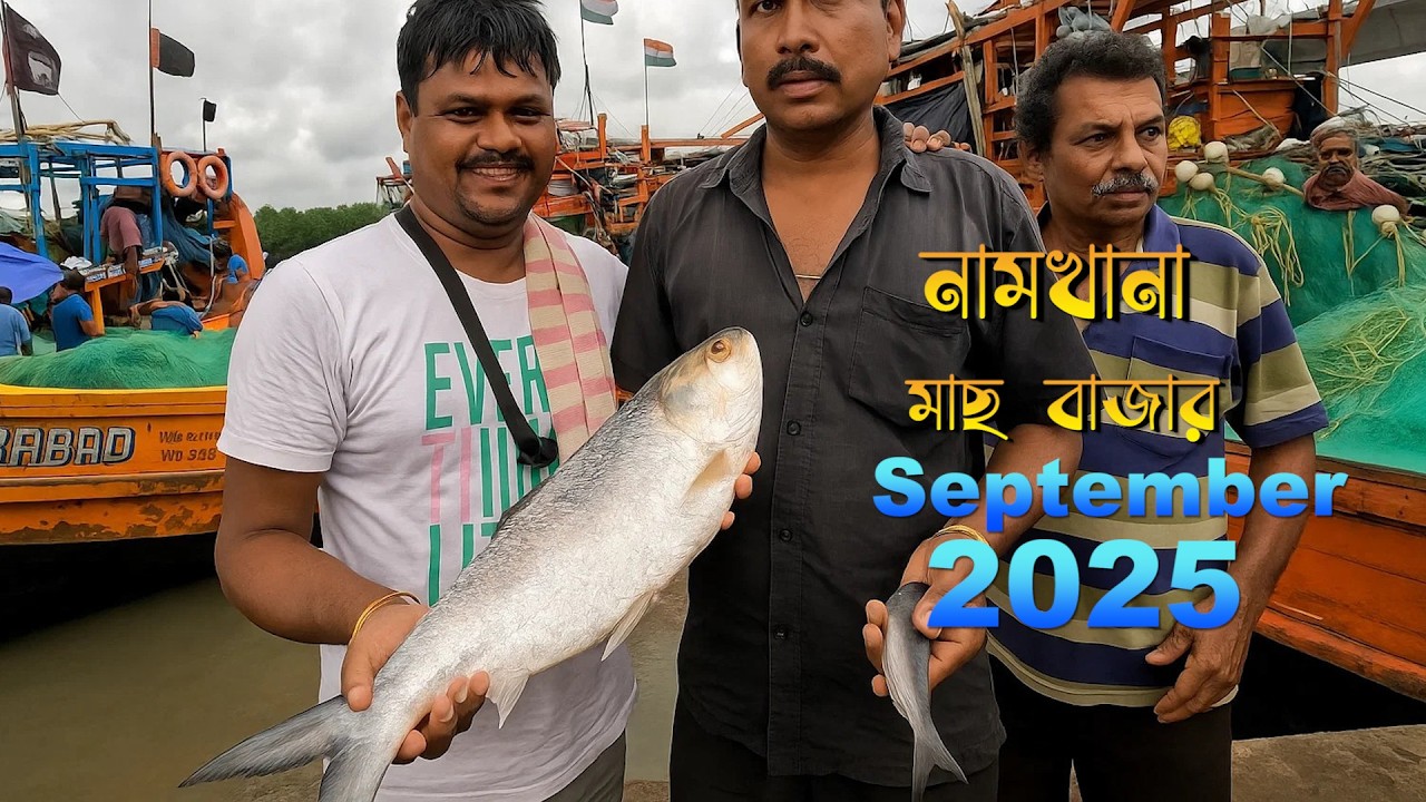 নমখানা সিদ্দিকিয়া হোলসেল ফিশ মার্কেট সেপ্টেম্বর ২০২৫ | ইলিশ ও সমুদ্রের মাছের দাম #fish