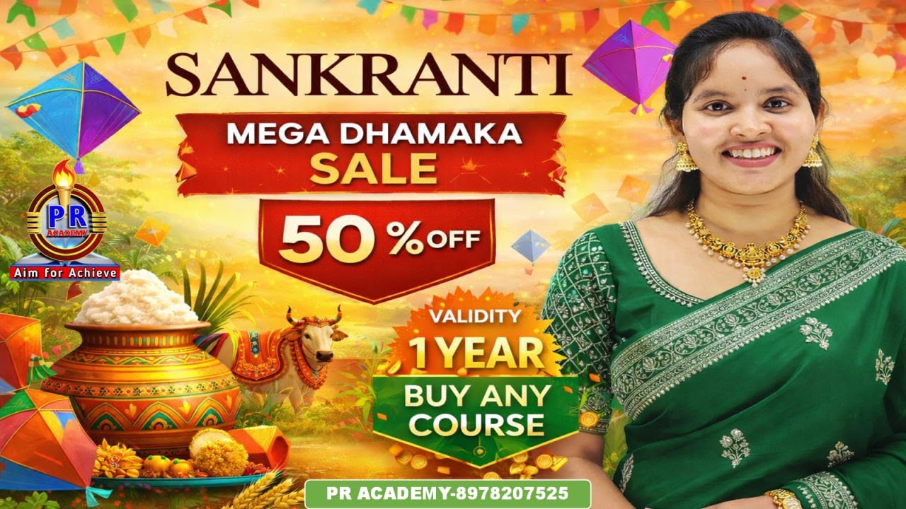 Sankranti Special Offers 🎉| PR Academy Biggest Discount of the Year! Festival Special Discounts 2026