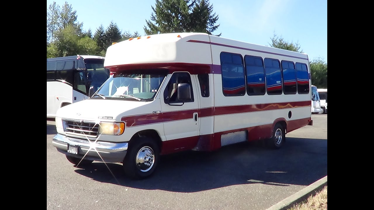 Northwest Bus Sales Used 1992 Ford Goshen 24 Passenger Shuttle Bus - S28022