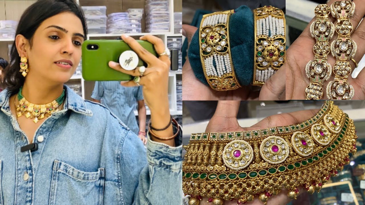 Gold Finish Jewellery in Tankshal Market(Ahmedabad)..✨|| Divyani Malviya Vlog ||