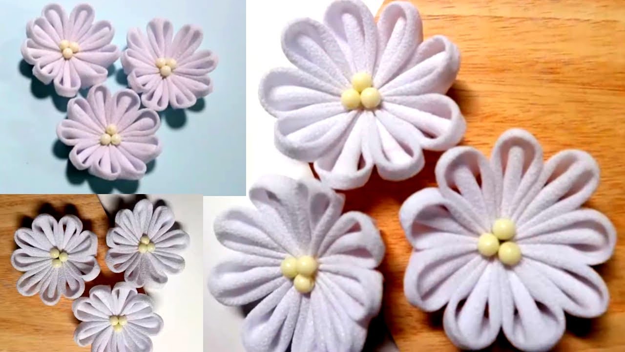 Fabric Scrap Flowers - Scraps to Flowers - Easy Fabric Flower Tutorial - Fabric Flowers From Scraps