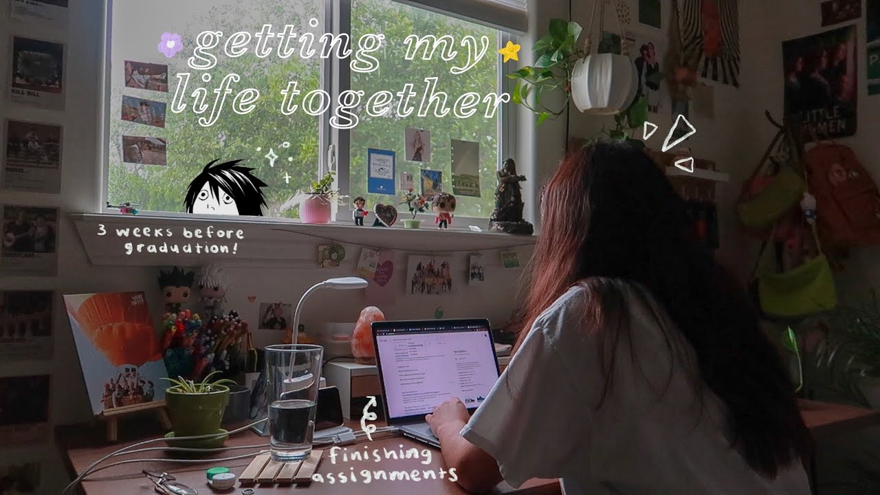 restoring my grades before graduation 🌿 // completing all of my missing work [weekly vlog.14]