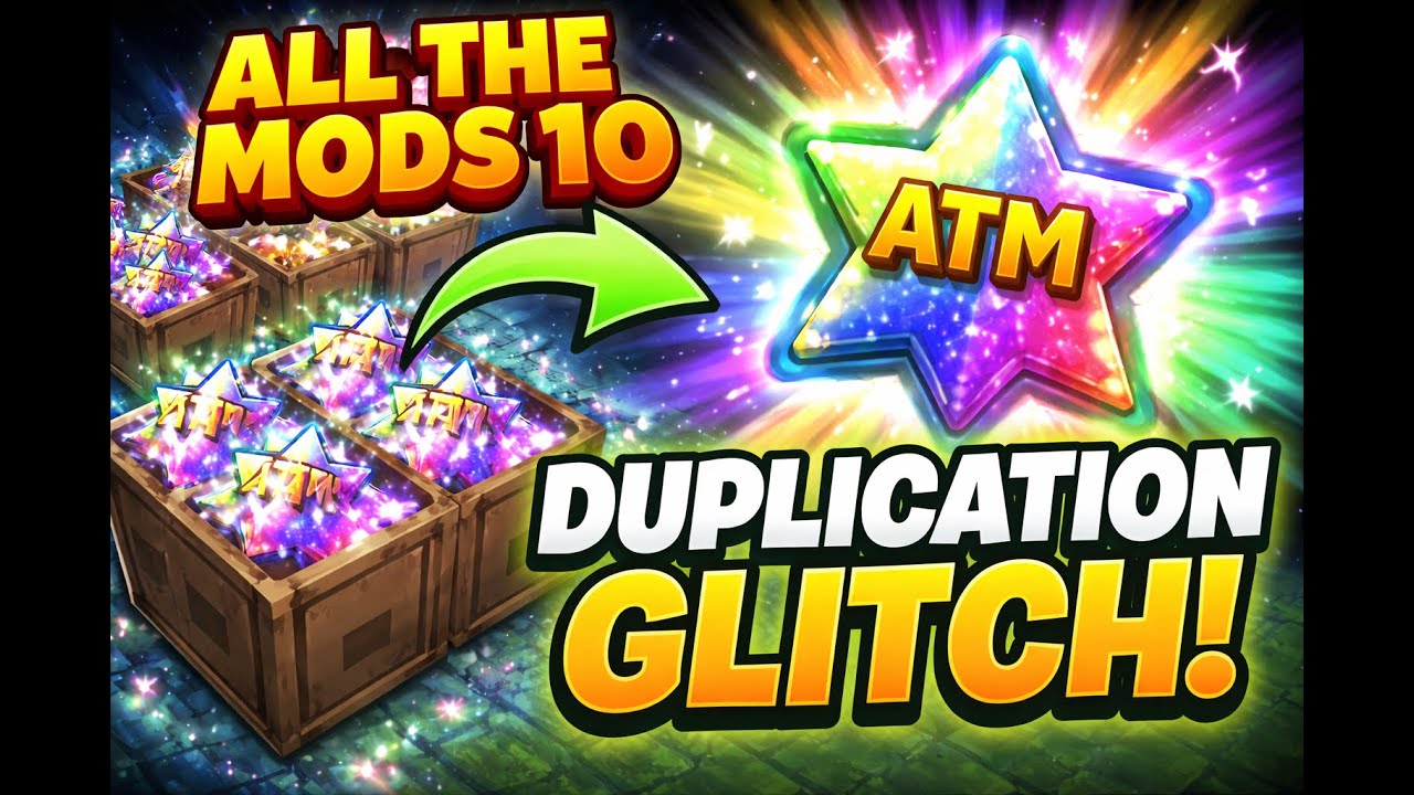 This ATM 10 Duplication Glitch Is INSANE… Unlimited Items in Minecraft 😱