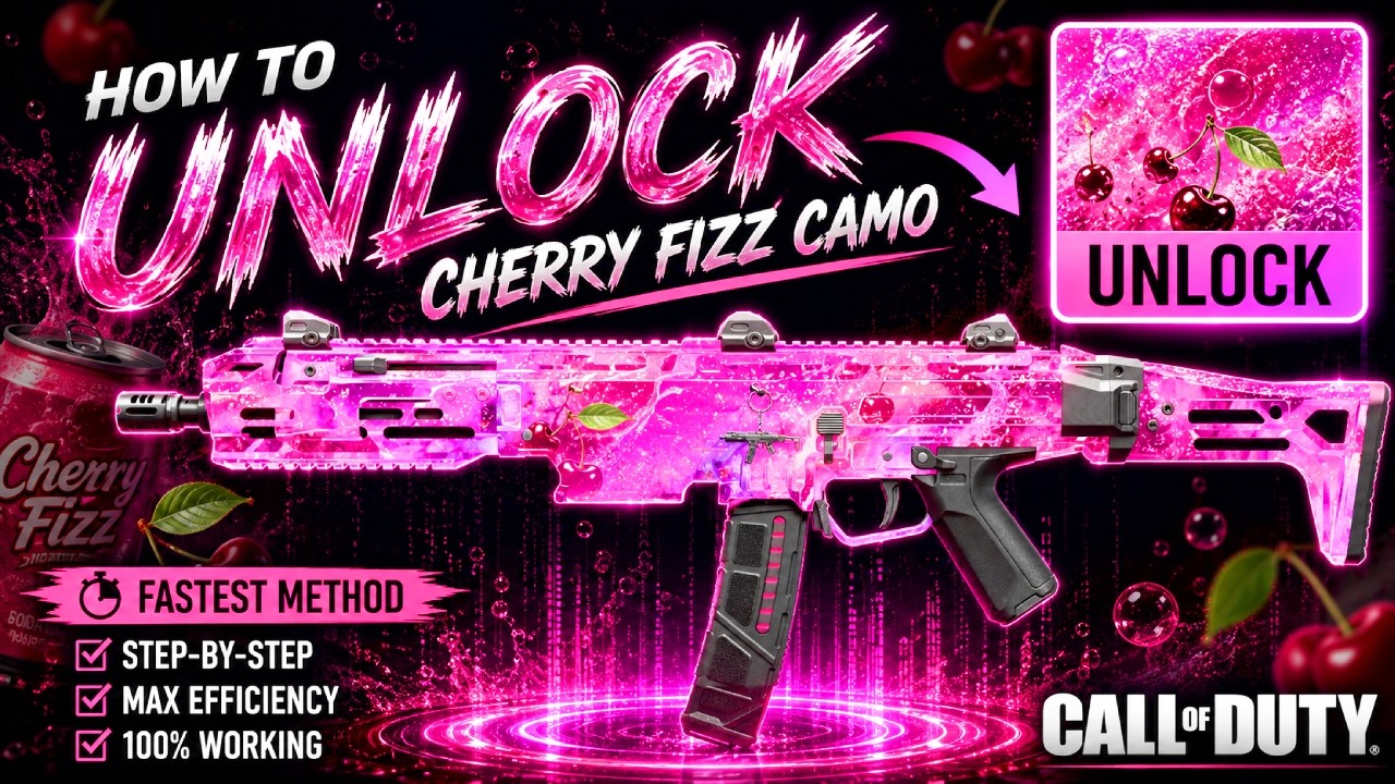 THE CHERRY FIZZ CAMO FROM B03 IS BACK! Fastest Unlock Method (BO7 Illicit Cargo Event)