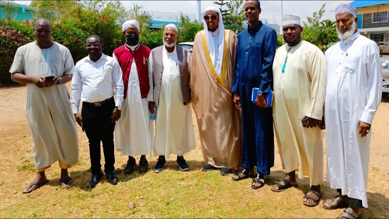 SHEIKH JAMALUDDIN OSMAN IMAM OF THE JAMIA MOSQUE NAIROBI VISITS SOHA IN ISIOLO COUNTY
