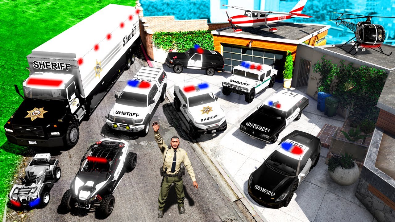 Коллекционирование РЕДКИХ АВТОМОБИЛЕЙ ШЕРИФА в GTA 5